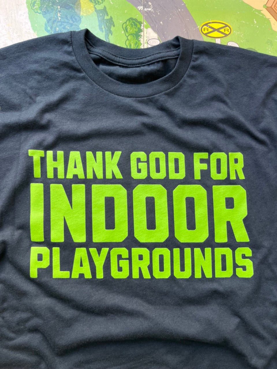 Thank God for Indoor Playgrounds T-Shirt - Men's Fit