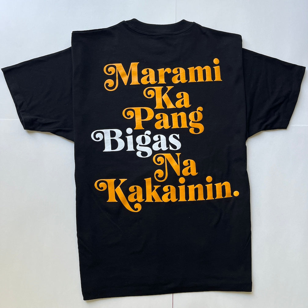 MARAMI KA PANG BIGAS NA KAKAININ Oversized Boxy T-Shirt